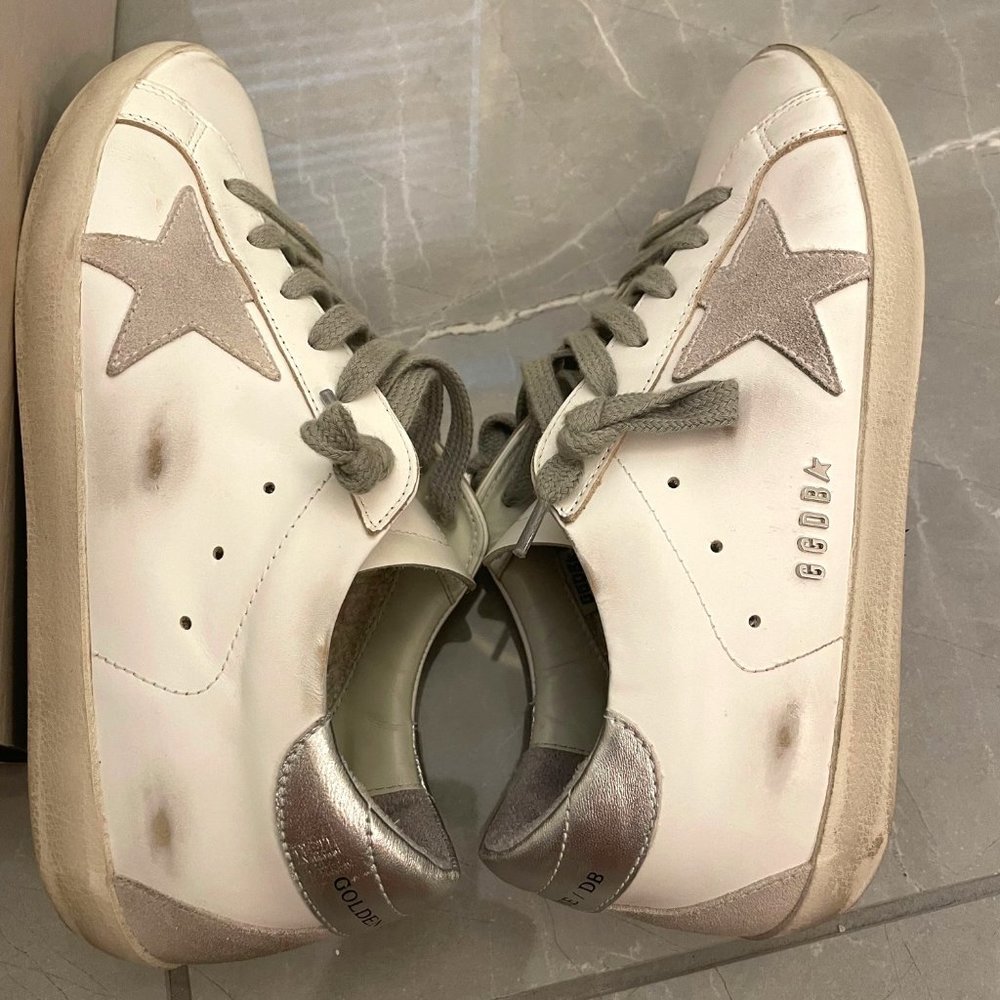 Golden Goose Superstar Leather Sneaker Size 38